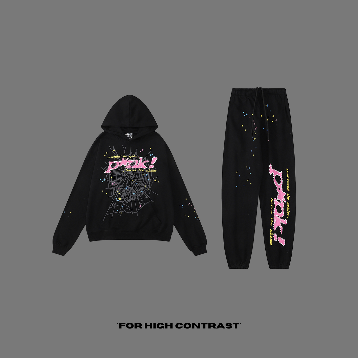 Sp5der P*NK Tracksuit